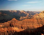 Mather Point au crépuscule Grand Canyon NP Arizona USA