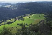 Paysage de la Vallée du Tacon Jura France
