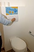 Toilets water safing Bas Rhin France