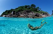 Snorkeling in Similan Islands Phuket Thailand