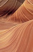 Eroded sandstone cliffs in Paria Canyon Utah United States