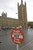 Action during Making Poverty History campaign London 