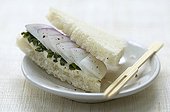 Tea Sandwich with turnip with mint France  