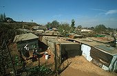 View of  informal settlement area Johannesburg South Africa