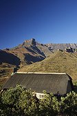 Tourist country cottage and  Amphitheatre Drakensberg