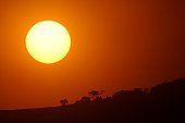Sunset on Hluhluwe Umfolozi South Africa