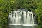 Cascade of Saillant on Couze Chambon Auvergne France