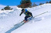 Ski cross race in Spain