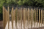 Jardin Chant de Bambous par NB architectes ; festival de Chaumont/Loire. Edition 2006 'Jouer au Jardin'