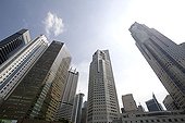 Skyscrapers in downtown Singapore