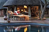 Luxury lodge and swimming pool Namibia