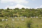 Protestation against GMO Ardèche France