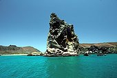 Tuff volcanic cone Pinnacle Rock Bartolomé Island Galapagos