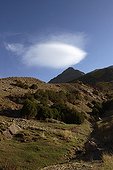 Lenticular cloud over the Massif du M'Goun