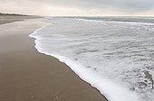 Sand beach and the Manche Etaples France