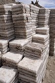 Bricks of Salar de Uyuni salt Altiplano Bolivia 