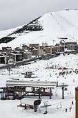 Alpes-d'Huez ski resort in Isère  France