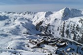 Les Arcs ski resort in Savoie France