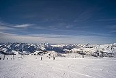 Les Deux Alpes ski resort in Isère France