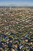 Aerial view over Johannesburg city centre South Africa