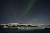 Aurora borealis in Iceland