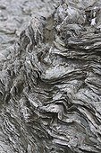 Stratified rocky folds France 