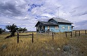 Farm abandoned Grasslands National Park Saskatchewan 