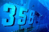 Russian wreck of the 356 flowed for divers Cayman Islands