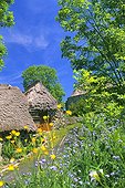 Huts of the village of Bigorre Massif Mezenc France 