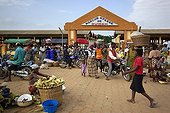 North entrance of the market Kpassè of Ouidah in Benin