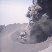 Ol Doinyo Lengai volcano in eruption Rift Valley Tanzania