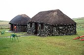 Black House Isle of Lewis Outer Hebrides Scotland  ; Habitation Fiona Mc Donald