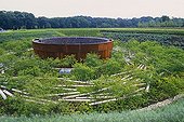 Crater in the palm garden park Aqua Magica Germany ; Designer: Agence TER 