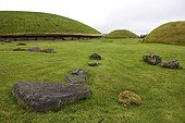 Tumulus on the Neolithic site of Knowth in Ireland