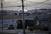 Airport Iqaluit Frobisher Bay on Baffin Island Canada 