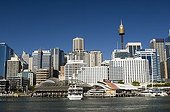 Skyscrapers in Darling Harbour in Sydney Australia