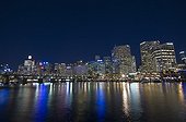Skyscrapers in Darling Harbour in Sydney Australia