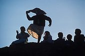 Bedouin children dance at end of Ramadan Sinai Mountains