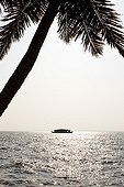 Ecotourism in boat Kerala Backwaters India
