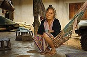 An older Hmong woman Nan region Thailand