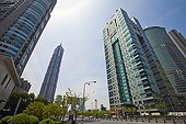 The district of Pudang in Shanghai China 