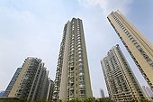 Apartment buildings in Shanghai China