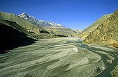 Kali Gandaki, one of four large Nepalese rivers, Annapurna region, Himalayas, Nepal, Asia