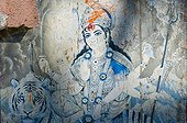Goddess Durga, Kali Temple, Kolkata, Calcutta, West Bengal, India, Asia