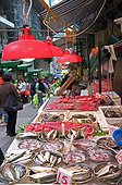 Fish market in an alley in Hong Kong 