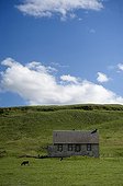 Isolated house in the mountains in Cézallier France
