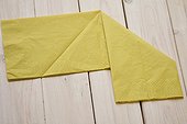 Napkin hare easter decoration