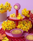 Flower cupcakes