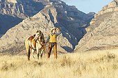 Cowboy in the prairie The Hideout Guest Ranch Wyoming USA ; Edward DeCabooter