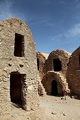 Cave houses in the region of Tataouine Tunisia